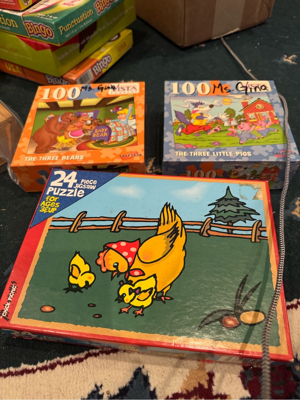 24-Piece Kids Jigsaw Puzzle - Yellow Hen & Chicks 3 puzzle 🧩